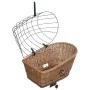 Bicycle rear basket with lid natural willow 55x31x36 cm by vidaXL, Bicycle baskets - Ref: Foro24-170903, Price: 82,41 €, Disc...