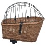 Fahrrad-Heckkorb mit Deckel, natürliche Weide, 55 x 31 x 36 cm von vidaXL, Fahrradkörbe - Ref: Foro24-170903, Preis: 96,99 €,...