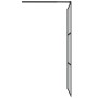 Duschwand mit ESG-Glasablage und schwarzem Aluminium 100x195cm von , Duschwände und Duschwände - Ref: Foro24-3185478, Preis: ...
