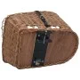 Bicycle rear basket with lid natural willow 55x31x36 cm by vidaXL, Bicycle baskets - Ref: Foro24-170903, Price: 82,41 €, Disc...