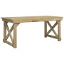 Garten-Essgruppe 3-teilig aus imprägniertem massivem Kiefernholz von , Gartensets - Ref: Foro24-3096621, Preis: 408,51 €, Rab...