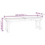 Set de comedor para jardín 3 pzas madera maciza pino impregnada de , Conjuntos de jardín - Ref: Foro24-3096621, Precio: 408,51 €