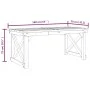 Garden dining set 3 pieces impregnated solid pine wood by , Garden sets - Ref: Foro24-3096621, Price: 390,38 €, Discount: %