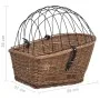 Bicycle rear basket with lid natural willow 55x31x36 cm by vidaXL, Bicycle baskets - Ref: Foro24-170903, Price: 82,41 €, Disc...