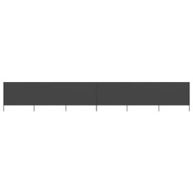 6-panel beach windbreaker anthracite gray fabric 800x160cm by , Umbrellas - Ref: Foro24-47182, Price: 102,27 €, Discount: %