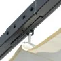 Pergola mit versenkbarem Stahldach in der Farbe Cremeweiß, 3x3 m von , Pergolen, Bögen und Gartenspaliere - Ref: Foro24-49325...