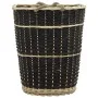 Firewood basket with natural willow straps for transport, 50x44x58cm. by vidaXL, Firewood bags and holders - Ref: Foro24-2869...