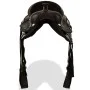 Western saddle, bridle and real leather breastplate 16" black by , Frames - Ref: Foro24-91353, Price: 243,79 €, Discount: %