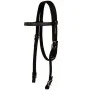 Western saddle, bridle and real leather breastplate 16" black by , Frames - Ref: Foro24-91353, Price: 243,79 €, Discount: %