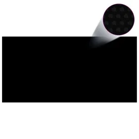 Black PE pool cover 450x210 cm by , Pool covers - Ref: Foro24-92164, Price: 33,55 €, Discount: %