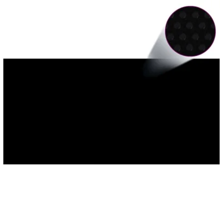 Black PE pool cover 450x210 cm by , Pool covers - Ref: Foro24-92164, Price: 33,52 €, Discount: %