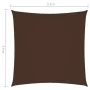 Toldo de vela cuadrado tela Oxford marrón 3,6x3,6 m de , Sombrillas - Ref: Foro24-135798, Precio: 48,45 €, Descuento: %