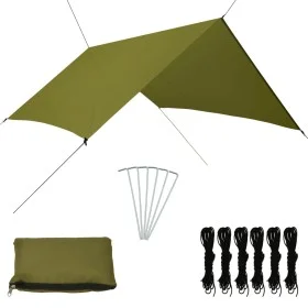 Grüne Außenleinwand 3x2,85 m von vidaXL, Sonnenschirme - Ref: Foro24-92240, Preis: 31,52 €, Rabatt: %