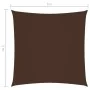 Square sail awning Oxford fabric brown 5x5 m by , Umbrellas - Ref: Foro24-135801, Price: 76,68 €, Discount: %