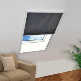 Pleated mosquito net for aluminum windows 80x120cm by , Mosquito nets for windows - Ref: Foro24-142612, Price: 36,63 €, Disco...