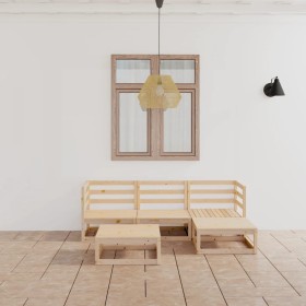 Garden furniture set 5 pieces solid pine wood by , Garden sets - Ref: Foro24-3075529, Price: 300,07 €, Discount: %