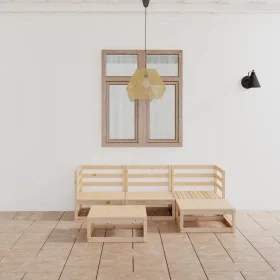 Garden furniture set 5 pieces solid pine wood by , Garden sets - Ref: Foro24-3075529, Price: 286,52 €, Discount: %