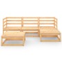 Gartenmöbel-Set 5-teilig aus massivem Kiefernholz von , Gartensets - Ref: Foro24-3075529, Preis: 300,07 €, Rabatt: %