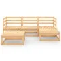 Juego de muebles de jardín 5 piezas madera maciza de pino de , Conjuntos de jardín - Ref: Foro24-3075529, Precio: 286,48 €, D...
