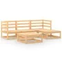 Juego de muebles de jardín 5 piezas madera maciza de pino de , Conjuntos de jardín - Ref: Foro24-3075529, Precio: 286,48 €, D...
