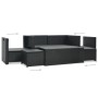 6-teiliges Gartenmöbel-Set und schwarze Kissen aus synthetischem Rattan von vidaXL, Gartensets - Ref: Foro24-47809, Preis: 44...