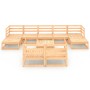 Gartenmöbel-Set 10-teilig aus massivem Kiefernholz von , Gartensets - Ref: Foro24-3078139, Preis: 599,54 €, Rabatt: %