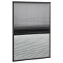 Pleated mosquito net for aluminum windows with shade 80x120 cm by , Mosquito nets for windows - Ref: Foro24-148684, Price: 50...
