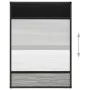 Pleated mosquito net for aluminum windows with shade 80x120 cm by , Mosquito nets for windows - Ref: Foro24-148684, Price: 50...