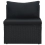 6-teiliges Gartenmöbel-Set und schwarze Kissen aus synthetischem Rattan von vidaXL, Gartensets - Ref: Foro24-47809, Preis: 44...