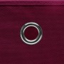 Storage box with lid 10 pcs dark red fabric 32x32x32 cm by , Storage baskets - Ref: Foro24-288344, Price: 67,65 €, Discount: %