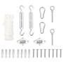 Juego de accesorios para toldo de vela 9 pzas acero inoxidable de , Acessorios para toldos - Ref: Foro24-310244, Precio: 14,0...