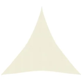 Cream HDPE sail awning 160 g/m² 5x7x7 m by , Umbrellas - Ref: Foro24-311209, Price: 40,60 €, Discount: %