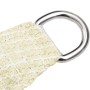 Cream HDPE sail awning 160 g/m² 5x7x7 m by , Umbrellas - Ref: Foro24-311209, Price: 48,88 €, Discount: %