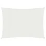 White HDPE sail awning 160 g/m² 3.5x5 m by , Umbrellas - Ref: Foro24-311242, Price: 44,27 €, Discount: %