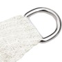 White HDPE sail awning 160 g/m² 3.5x5 m by , Umbrellas - Ref: Foro24-311242, Price: 43,31 €, Discount: %