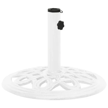 Base de sombrilla de hierro fundido blanco 40x40x32 cm de , Bases para sombrillas - Ref: Foro24-317766, Precio: 64,81 €, Desc...