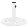 Base de sombrilla de hierro fundido blanco 40x40x32 cm de , Bases para sombrillas - Ref: Foro24-317766, Precio: 64,81 €, Desc...