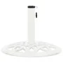 Base de sombrilla de hierro fundido blanco 40x40x32 cm de , Bases para sombrillas - Ref: Foro24-317766, Precio: 64,81 €, Desc...