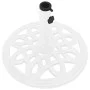 Base de sombrilla de hierro fundido blanco 40x40x32 cm de , Bases para sombrillas - Ref: Foro24-317766, Precio: 64,81 €, Desc...