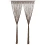 Taupegrauer Makramee-Vorhang aus Baumwolle, 140 x 240 cm von , Vorhänge und Gardinen - Ref: Foro24-323981, Preis: 46,83 €, Ra...