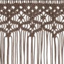 Taupegrauer Makramee-Vorhang aus Baumwolle, 140 x 240 cm von , Vorhänge und Gardinen - Ref: Foro24-323981, Preis: 45,10 €, Ra...