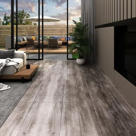 Lamas para suelo PVC autoadhesiva 5,21m² 2mm marrón madera mate de , Suelos y moquetas - Ref: Foro24-330196, Precio: 74,15 €,...