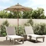 Sombrilla de jardín con poste de madera gris taupe 196x231 cm de , Sombrillas - Ref: Foro24-363162, Precio: 55,31 €, Descuent...