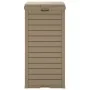 Light brown polypropylene exterior trash can 41x41x86 cm by , Garbage cans and trash cans - Ref: Foro24-364172, Price: 165,03...