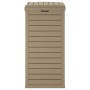 Light brown polypropylene exterior trash can 41x41x86 cm by , Garbage cans and trash cans - Ref: Foro24-364172, Price: 141,40...