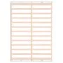 White solid wood double bed frame 135x190 cm by , Beds and slatted bases - Ref: Foro24-820837, Price: 105,94 €, Discount: %