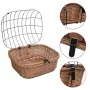 Bicycle front basket with natural willow lid 50x45x35 cm by vidaXL, Bicycle baskets - Ref: Foro24-170902, Price: 74,71 €, Dis...
