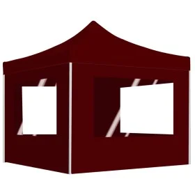 Professional folding tent and red aluminum walls 3x3m by , Tents and gazebos - Ref: Foro24-45489, Price: 224,75 €, Discount: %