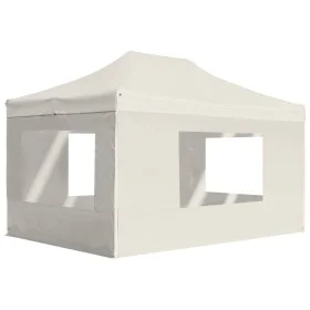 Professional folding tent with cream aluminum walls 4.5x3 m by , Tents and gazebos - Ref: Foro24-45496, Price: 290,57 €, Disc...