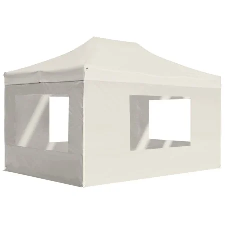 Professional folding tent with cream aluminum walls 4.5x3 m by , Tents and gazebos - Ref: Foro24-45496, Price: 284,48 €, Disc...